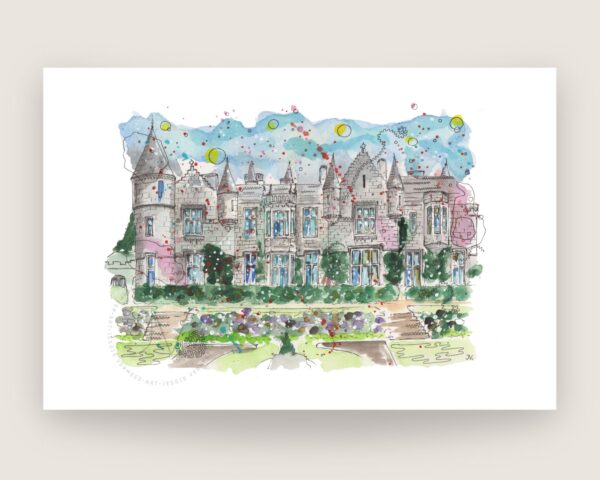 Balmoral castle - print - watermerk