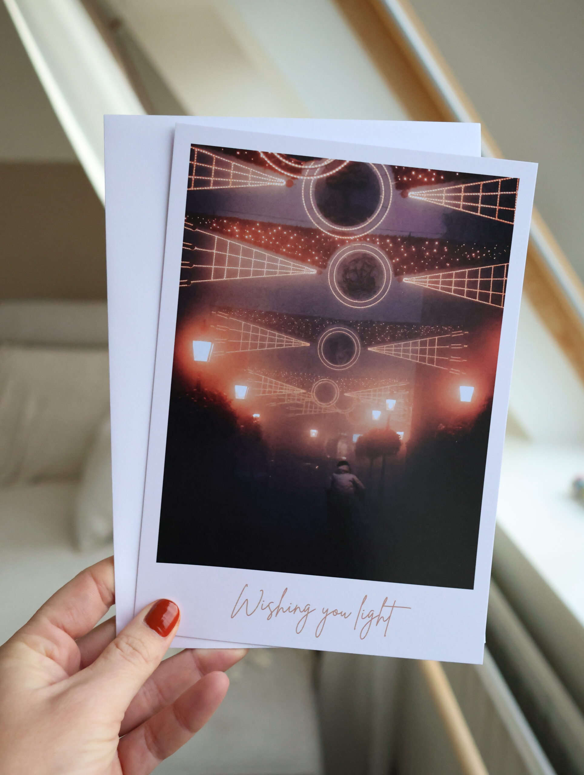 Kerstkaarten, met tekst • Magisch Hoorn (set van 9) - Afbeelding 5