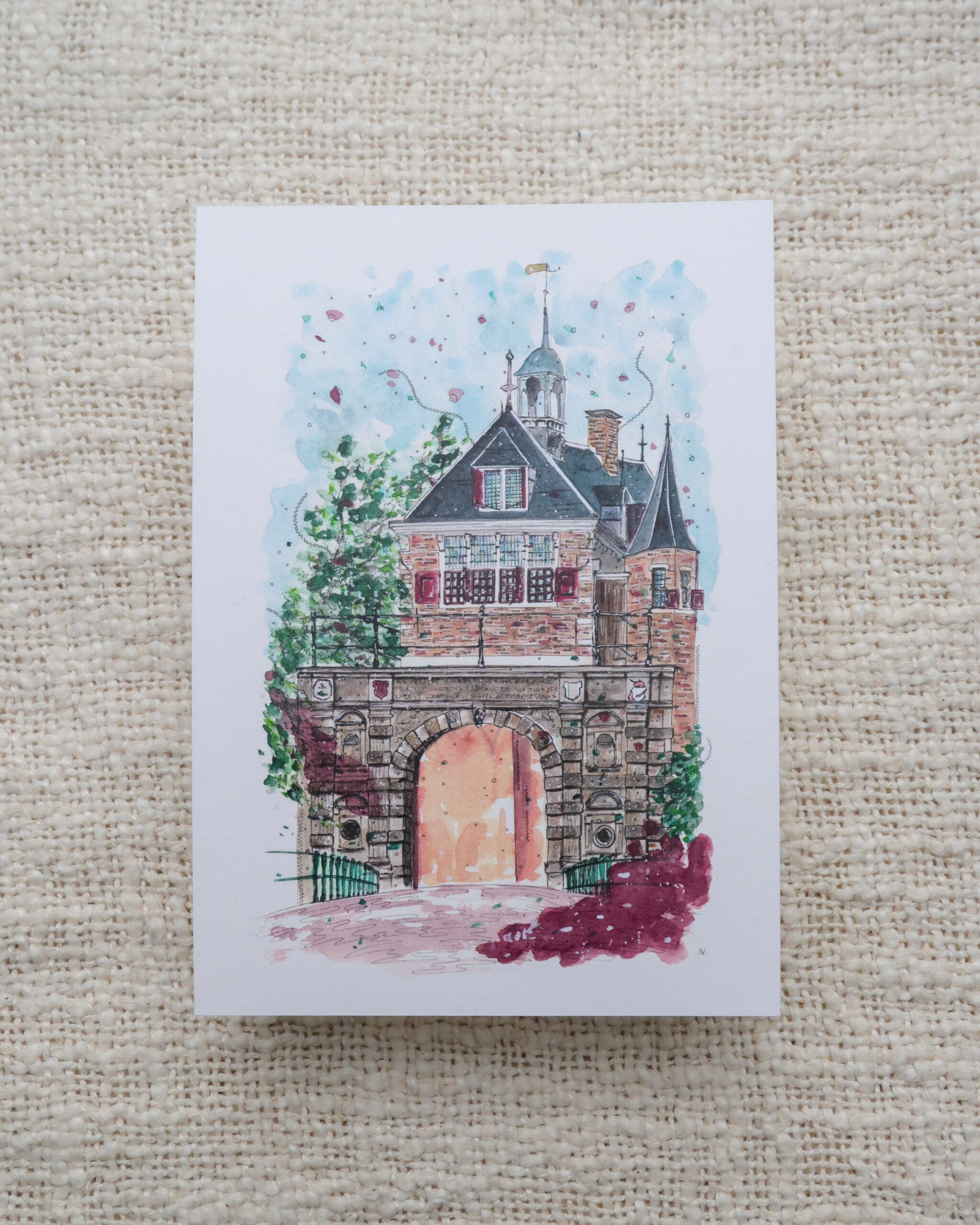 Kaart Oosterpoort, Hoorn - JV. Art