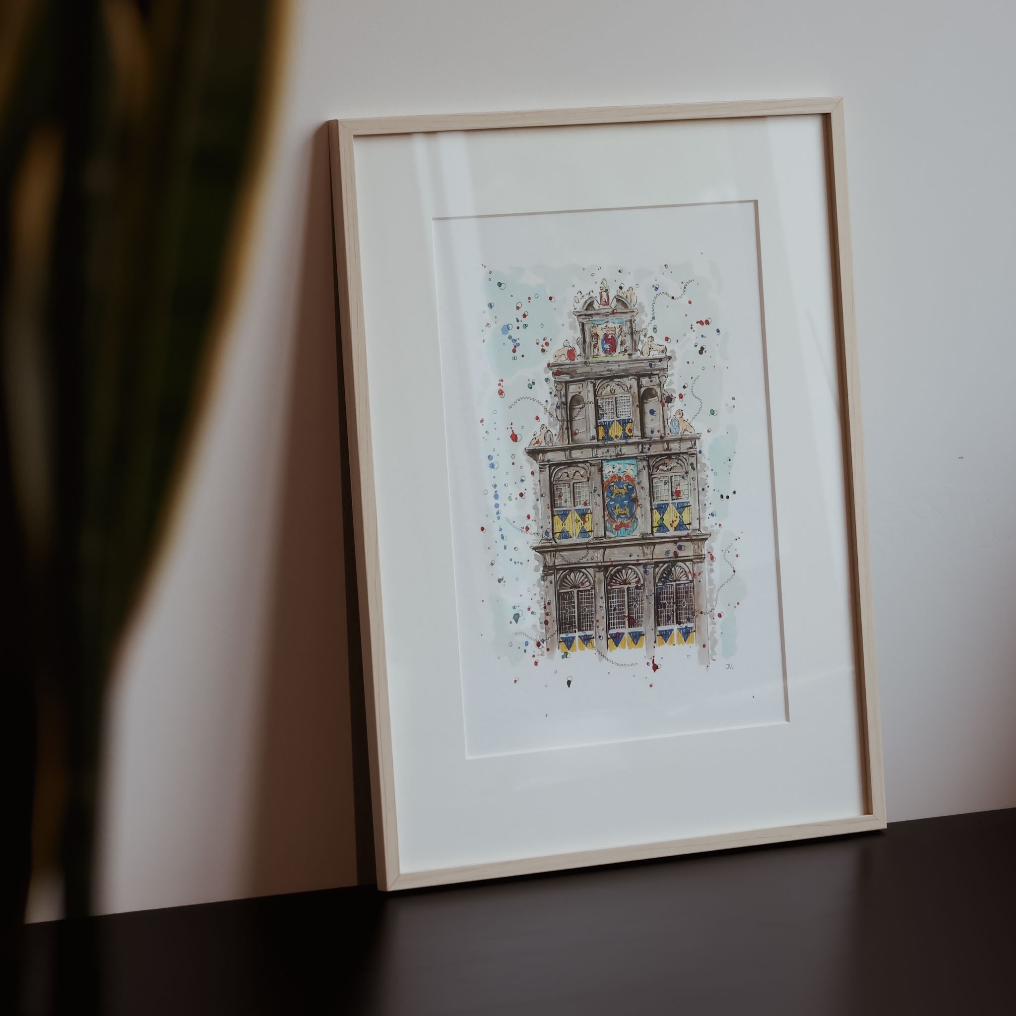 Statencollege / westfries museum - fine art print - jessie vermeer