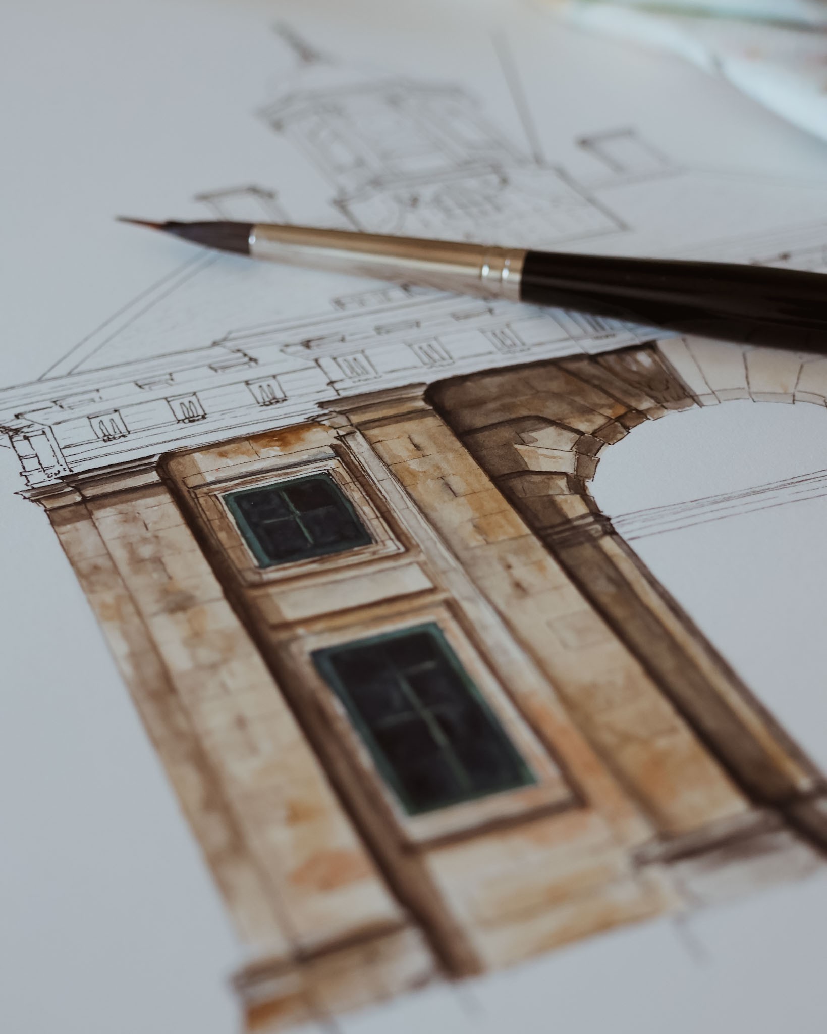 Koepoort, Enkhuizen - work in progress - Jessie Vermeer Art