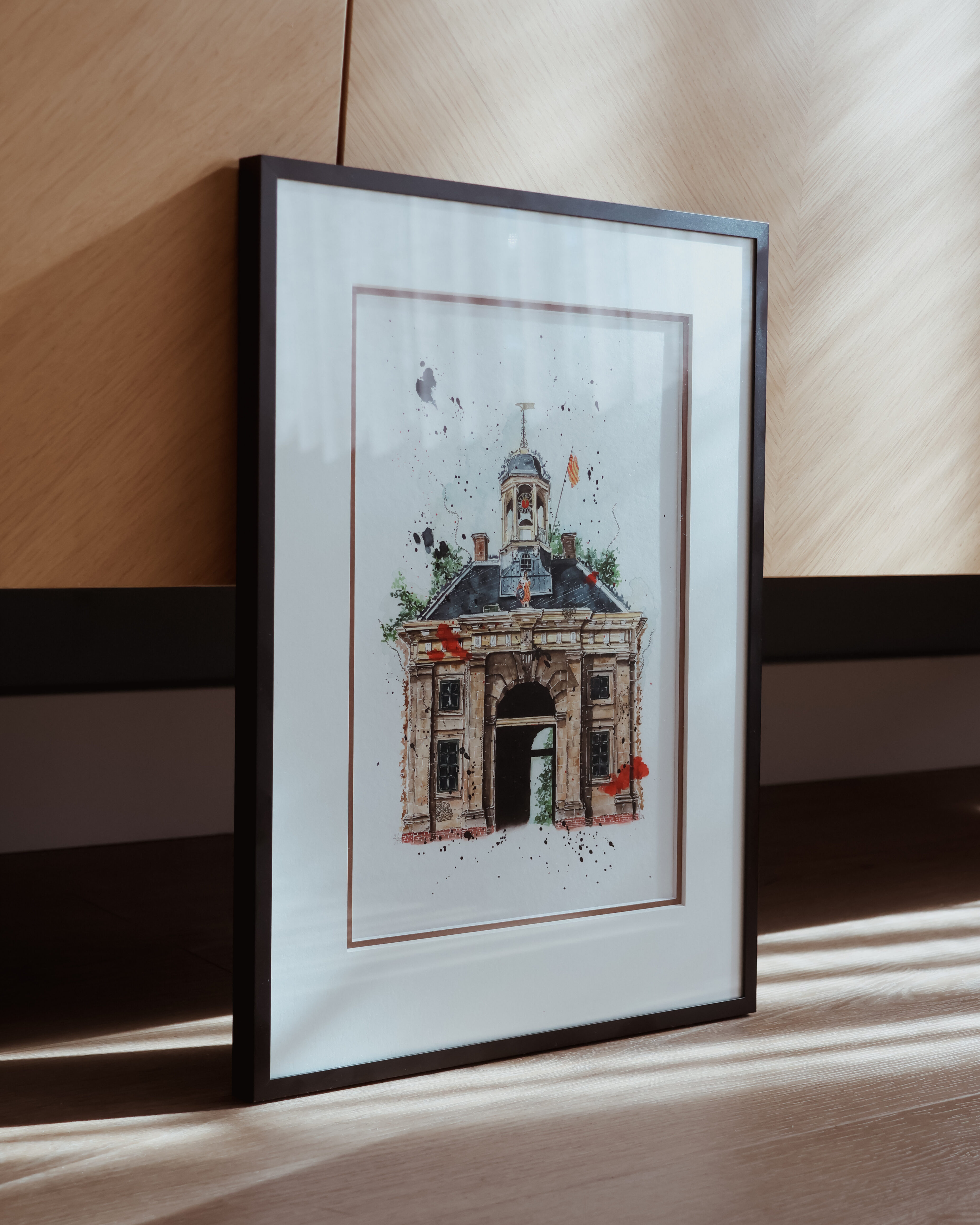 Koepoort, Enkhuizen - Jessie Vermeer Art - framed